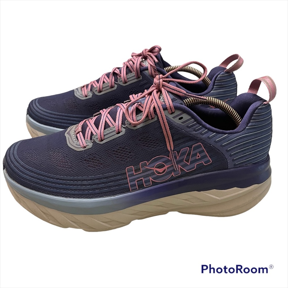 Hoka One One Women’s Bondi 6 Purple / Blue Running Shoes Sneakers Size 11

EUC